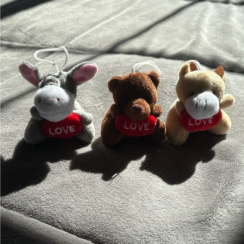 Plush Love Heart Mini Lot